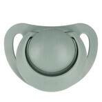 NUK For Nature, pacifier, silicone, anatomical, green, 6-18 months, 2 pieces
