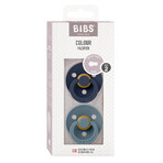 Bibs Colour, pacifier, rubber, round, size 2, Deep Space & Petrol, from 6 months, 2 pieces Bibs Colour, pacifier, rubber, round, size 2, Deep Space & Petrol, from 6 months, 2 pieces