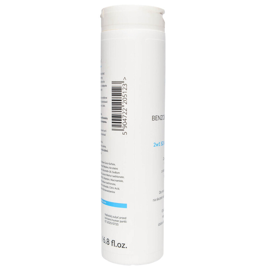 CxScabies Benzyl Benzoate 10%, 2 in 1 shampoo-gel wash for scabies and itchy skin, 200 ml