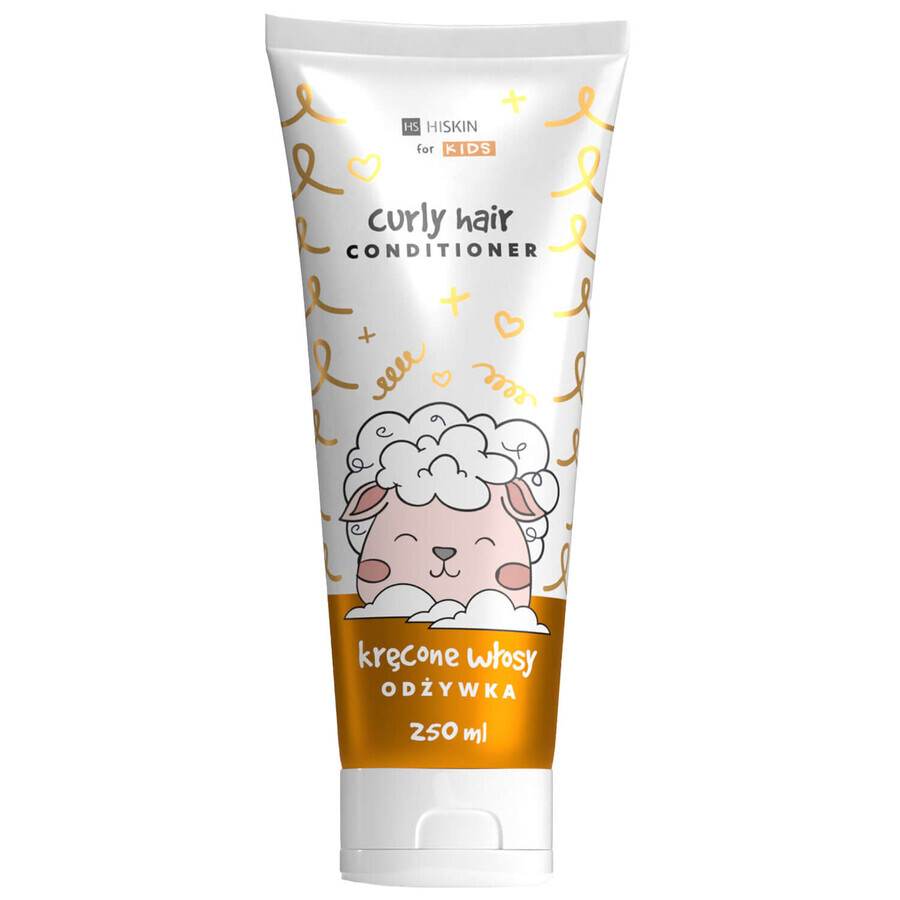 Hiskin Kids Curly Hair, acondicionador para cabello rizado, 250 ml