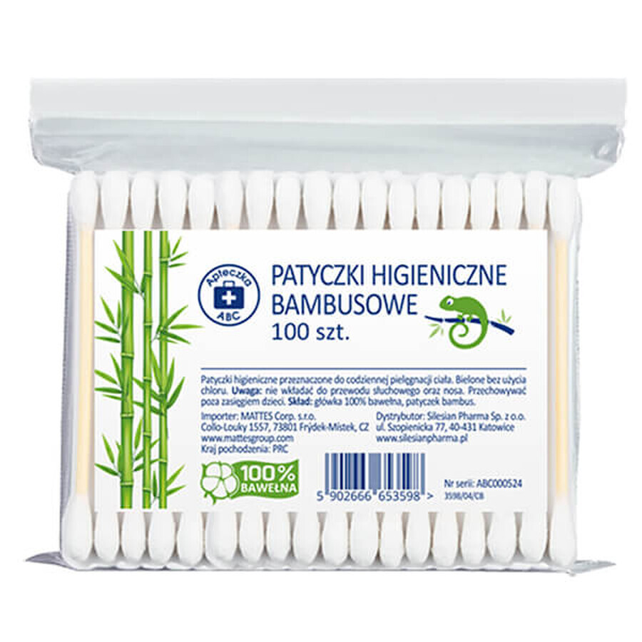Shop ABC Erste-Hilfe-Set, Bambus-Wattestäbchen, 100 Stück ABC Erste-Hilfe-Set, Bambus-Wattestäbchen, 100 Stück