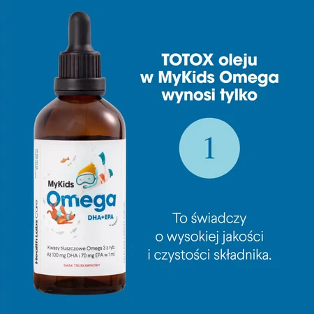 Health Labs MyKids Omega DHA+EPA, gouttes pour enfants à partir de 3 ans, goût fraise, 100 ml