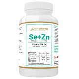 AltoPharma Selenium + Zinc, 120 gélules
