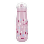 NUK Mini-Me FLip, biberon 2 în 1 cu gura, roz, de la 12 luni, 450 ml NUK Mini-Me FLip, biberon 2 în 1 cu gura, roz, de la 12 luni, 450 ml