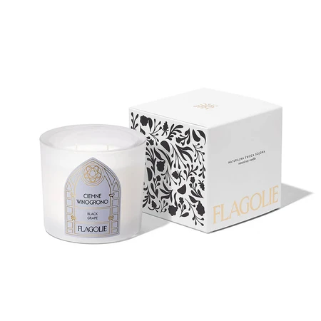Flagolie Celebrate, vela de soja perfumada, Uva oscura, 170g