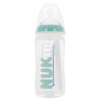 NUK Anti-Collic Professional, biberón anticólico con cuello ancho, con indicador de temperatura, con tetina de silicona, talla M, 0-6 meses, 741148I, 300 ml NUK Anti-Collic Professional, biberón anticólico con cuello ancho, con indicador de temperatura, con tetina de silicona, talla M, 0-6 meses, 741148I, 300 ml