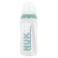 NUK Anti-Collic Professional, biber&#243;n antic&#243;lico con cuello ancho, con indicador de temperatura, con tetina de silicona, talla M, 0-6 meses, 741148I, 300 ml