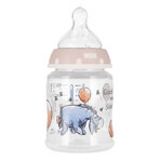 NUK First Choice+, fles met siliconenspeen M, Ezel, roze, 0-6 maanden, 150 ml NUK First Choice+, fles met siliconenspeen M, Ezel, roze, 0-6 maanden, 150 ml