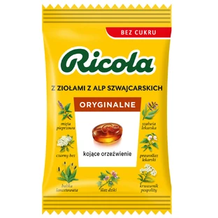 Ricola Original Swiss herbal candies, sugar free, 68 g