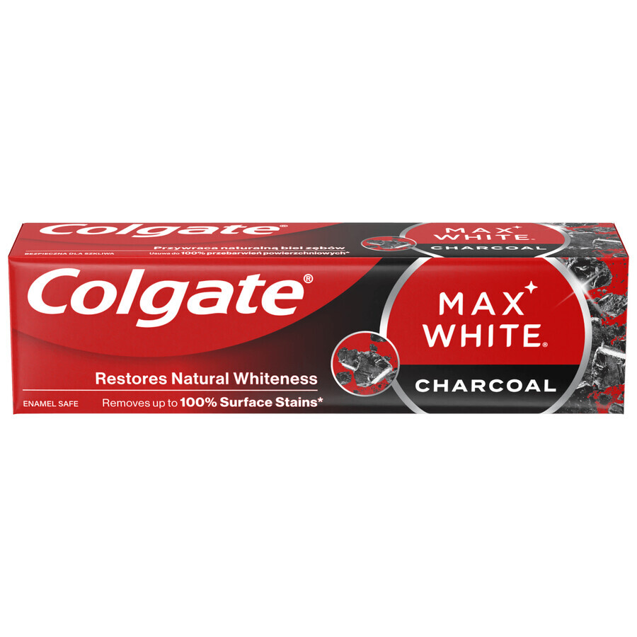 Colgate Max White Activated Charocal Toothpaste, 75 ml
