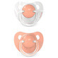 Suavinex Dreams, anatomical dummy, silicone, peach, 6-18 months, 2 pieces