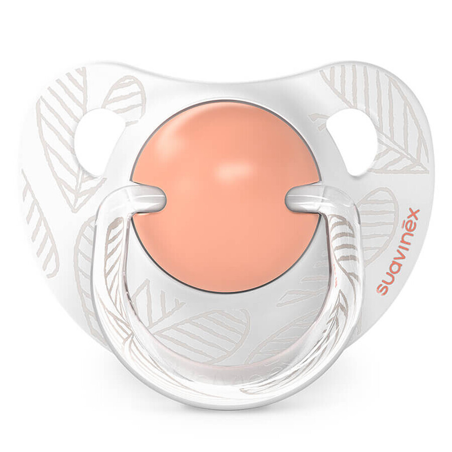 Suavinex Dreams, anatomical dummy, silicone, peach, 6-18 months, 2 pieces