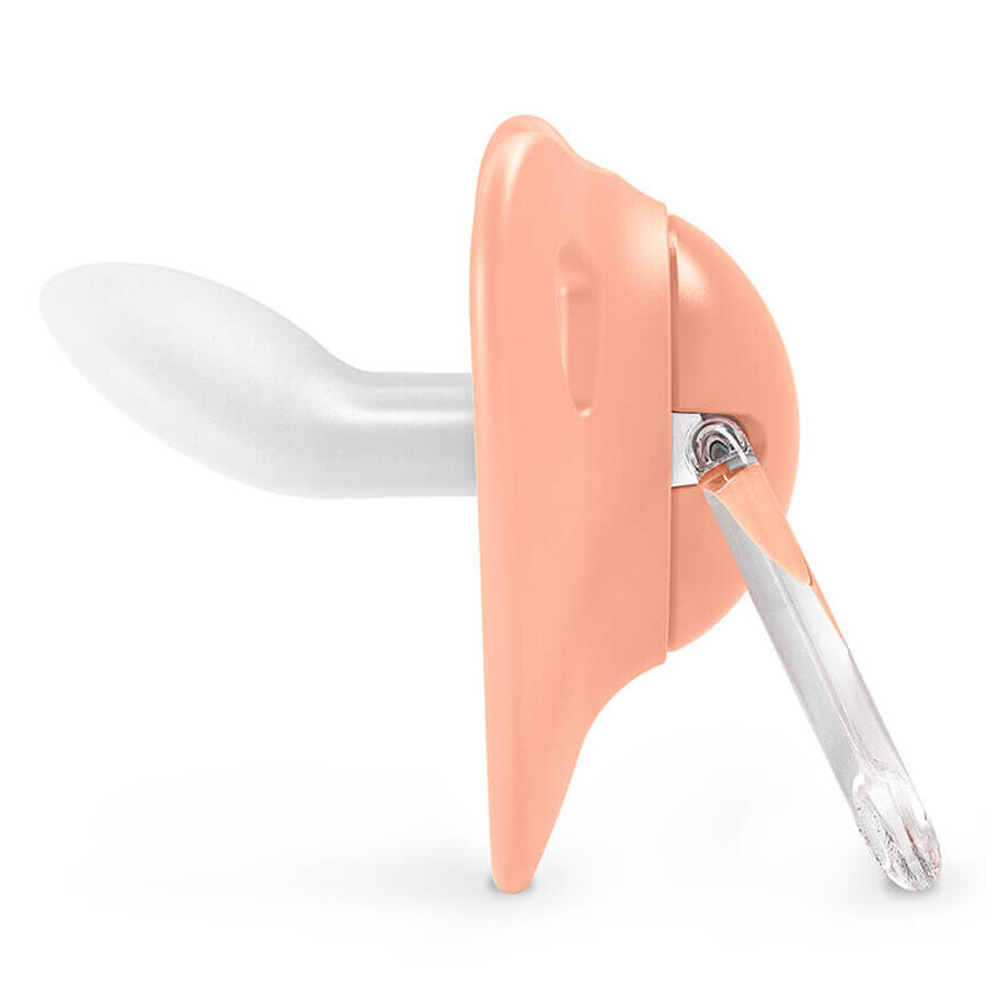 Suavinex Dreams, anatomical dummy, silicone, peach, 6-18 months, 2 pieces