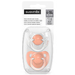 Suavinex Dreams, anatomical dummy, silicone, peach, 6-18 months, 2 pieces Suavinex Dreams, anatomical dummy, silicone, peach, 6-18 months, 2 pieces