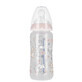 NUK First Choice+ Disney, biber&#243;n antic&#243;licos con indicador de temperatura y tetina de silicona, Bambi, talla M, 741997, 6-18 meses, 300 ml