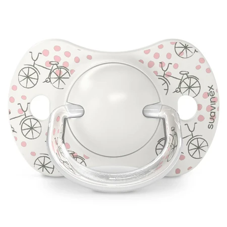 Suavinex Un paseo por el parque SX Pro, chupete fisiológico, silicona, rosa, 0-6 meses, 2 piezas