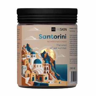 Hiskin Bon Voyage, vela de soja, Santorini, 200 ml