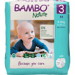 Bambo Nature, Wegwerfwindeln, Größe 3, Midi, 4-8 kg, 28 Stück Bambo Nature, Wegwerfwindeln, Größe 3, Midi, 4-8 kg, 28 Stück