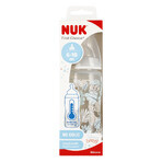 NUK First Choice+, biberón anticólicos con indicador de temperatura y tetina de silicona, Disney Rey León, talla M, 6-18 meses, 300 ml NUK First Choice+, biberón anticólicos con indicador de temperatura y tetina de silicona, Disney Rey León, talla M, 6-18 meses, 300 ml