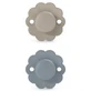Suavinex Wonder SX Pro, chupete fisiológico, silicona, gris, azul marino, 6-18 meses, 2 piezas