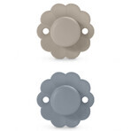 Suavinex Wonder SX Pro, ciuccio fisiologico, in silicone, grigio, navy, 6-18 mesi, 2 pezzi Suavinex Wonder SX Pro, ciuccio fisiologico, in silicone, grigio, navy, 6-18 mesi, 2 pezzi