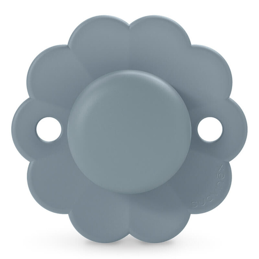 Suavinex Wonder SX Pro, ciuccio fisiologico, in silicone, grigio, navy, 6-18 mesi, 2 pezzi