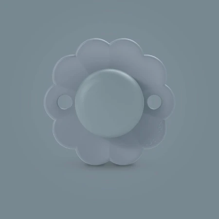 Suavinex Wonder SX Pro, chupete fisiológico, silicona, gris, azul marino, 6-18 meses, 2 piezas