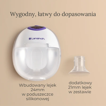 Lansinoh Electric breast pump, hands-free, simple, cordless