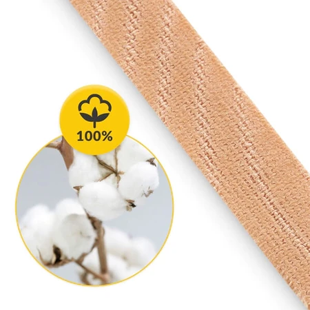 4Fizjo, kinesiotaping tape, beige, 1 cm x 5 m