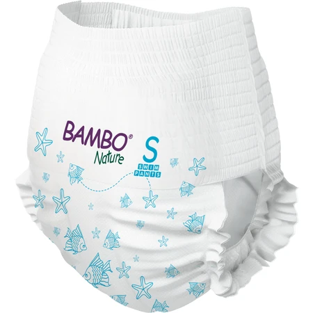 Bambo Nature Pants Swim, couches de natation, taille S, 7-12 kg, 12 pcs