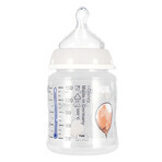 NUK First Choice+ Winnie the Pooh, biberon cu tetină din silicon M, Măgar, cenușă, 0-6 luni, 150 ml NUK First Choice+ Winnie the Pooh, biberon cu tetină din silicon M, Măgar, cenușă, 0-6 luni, 150 ml