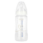 NUK First Choice+, biberon anti-colique avec indicateur de température et tétine en silicone Flow Control, 6-18 mois, 300 ml NUK First Choice+, biberon anti-colique avec indicateur de température et tétine en silicone Flow Control, 6-18 mois, 300 ml