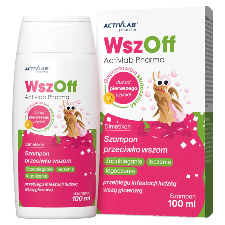 Cumpără Activlab Pharma WszOff, șampon împotriva păduchilor, 100 ml Activlab Pharma WszOff, șampon împotriva păduchilor, 100 ml