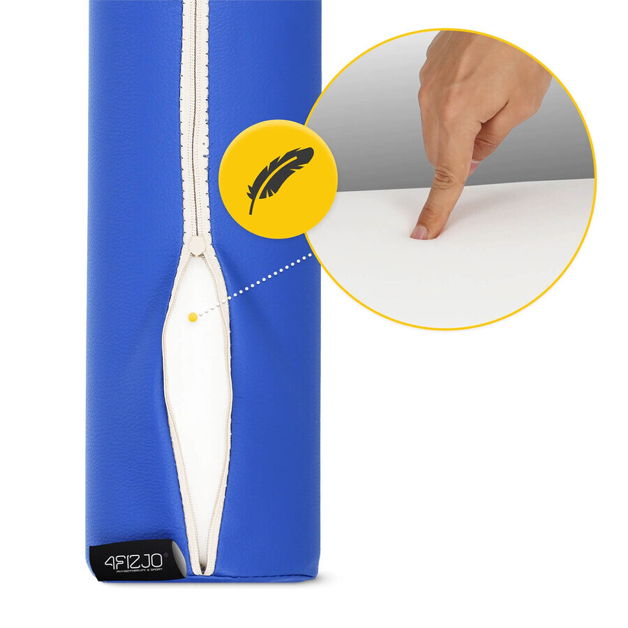 4Fizjo, Reha-Rollen, blau, 30 cm x 10 cm PACKUNG beschädigt