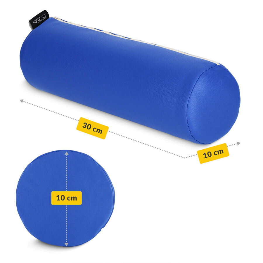 4Fizjo, Reha-Rollen, blau, 30 cm x 10 cm PACKUNG beschädigt