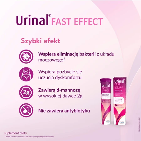 Urinaal Snel Effect, 20 bruistabletten