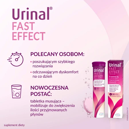 Urinaal Snel Effect, 20 bruistabletten