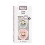 Bavoirs Colour, tétine, caoutchouc, rond, taille 2, Haze & Blossom, à partir de 6 mois, 2 pièces Bavoirs Colour, tétine, caoutchouc, rond, taille 2, Haze & Blossom, à partir de 6 mois, 2 pièces