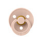 Bibs Colour, pacifier, rubber, round, size 2, Blush, from 6 months, 1 piece