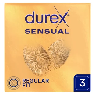 Durex Sensual, superdunne condooms, 3 stuks