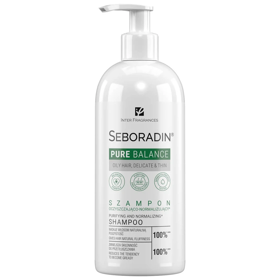 Seboradin Pure Balance shampooing nettoyant pour cheveux 400 ml