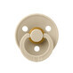 Bibs Colour, pacifier, rubber, round, size 2, Vanilla, from 6 months, 1 pc