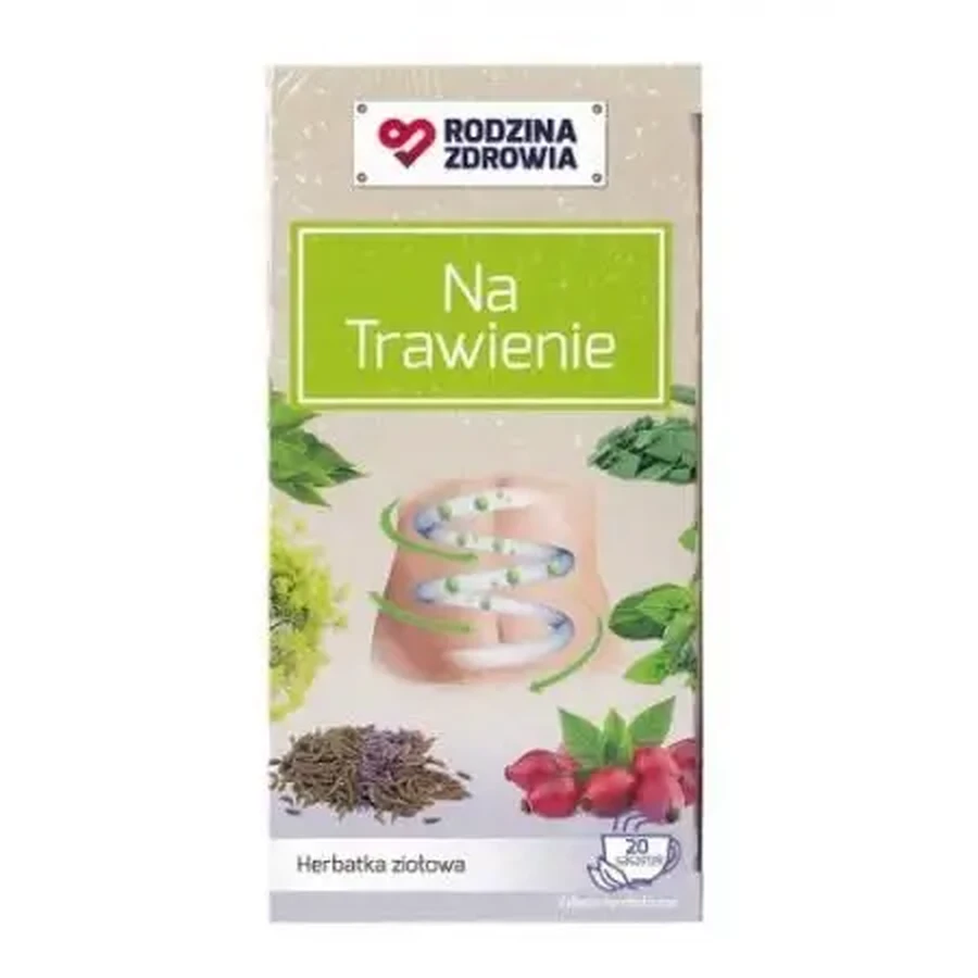Rodzina Zdrowia Na Trawienie, fester Tee, 2 g x 20 Tütchen