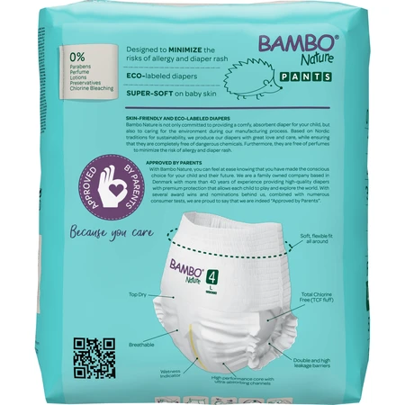 Bambo Nature, pañales, talla 4, 7-12 kg, 20 unidades