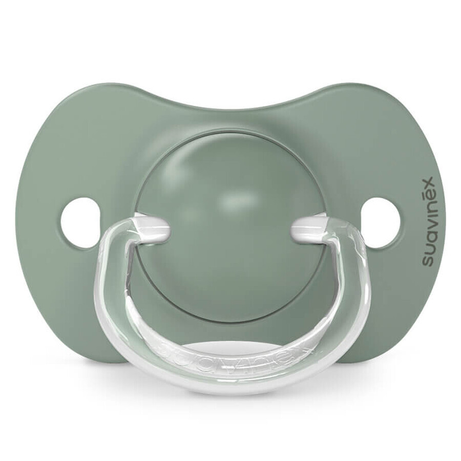 Suavinex A walk in the park SX Pro, fysiologische fopspeen, silicone, olijf, vanaf 18 maanden, 2 stuks