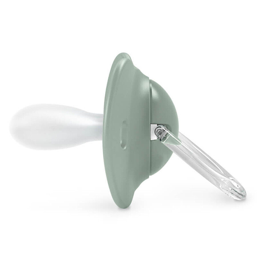 Suavinex A walk in the park SX Pro, fysiologische fopspeen, silicone, olijf, vanaf 18 maanden, 2 stuks