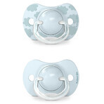 Suavinex Dreams SX Pro, ciuccio fisiologico, silicone, blu, 0-6 mesi, 2 pezzi Suavinex Dreams SX Pro, ciuccio fisiologico, silicone, blu, 0-6 mesi, 2 pezzi