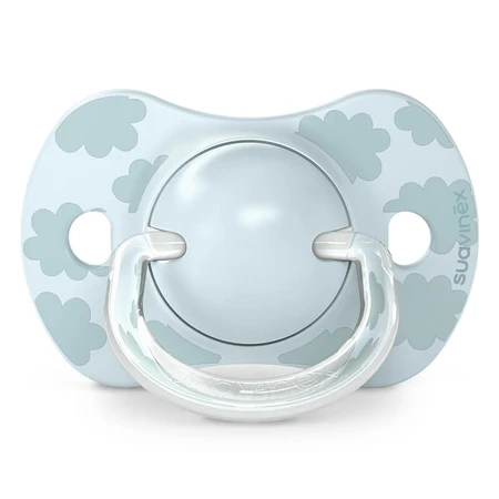 Suavinex Dreams SX Pro, tétine physiologique, silicone, bleu, 0-6 mois, 2 pièces