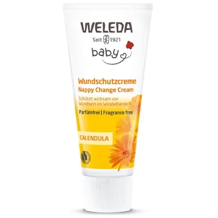 Weleda Caléndula, crema antiquemaduras para bebés y niños con caléndula, sin perfume, 75 ml