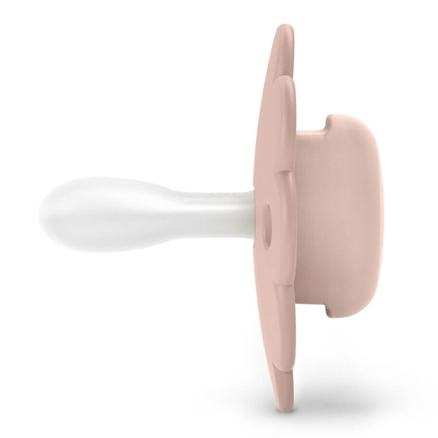 Suavinex Wonder SX Pro, fysiologische fopspeen, silicone, grijs, 6-18 maanden, 1 stuk